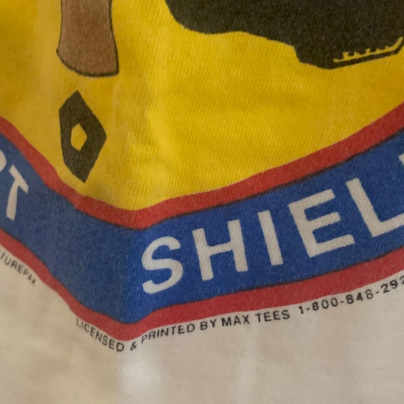 Vintage 1990 DESERT SHIELD T-SHIRT - Mens Size LG 42-44 - Picture 6 of 15